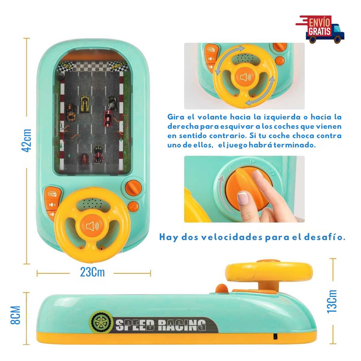 FormulaKids™ SIMULADOR DE CONDUCCIÓN CON VOLANTE + ENVIO GRATIS 🎁