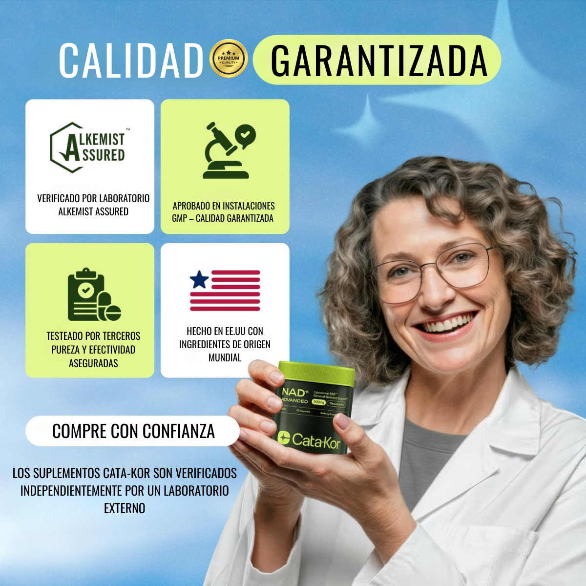 Renace+™ NAD+ Advanced Cata-Kor Envío GRATIS 🎁