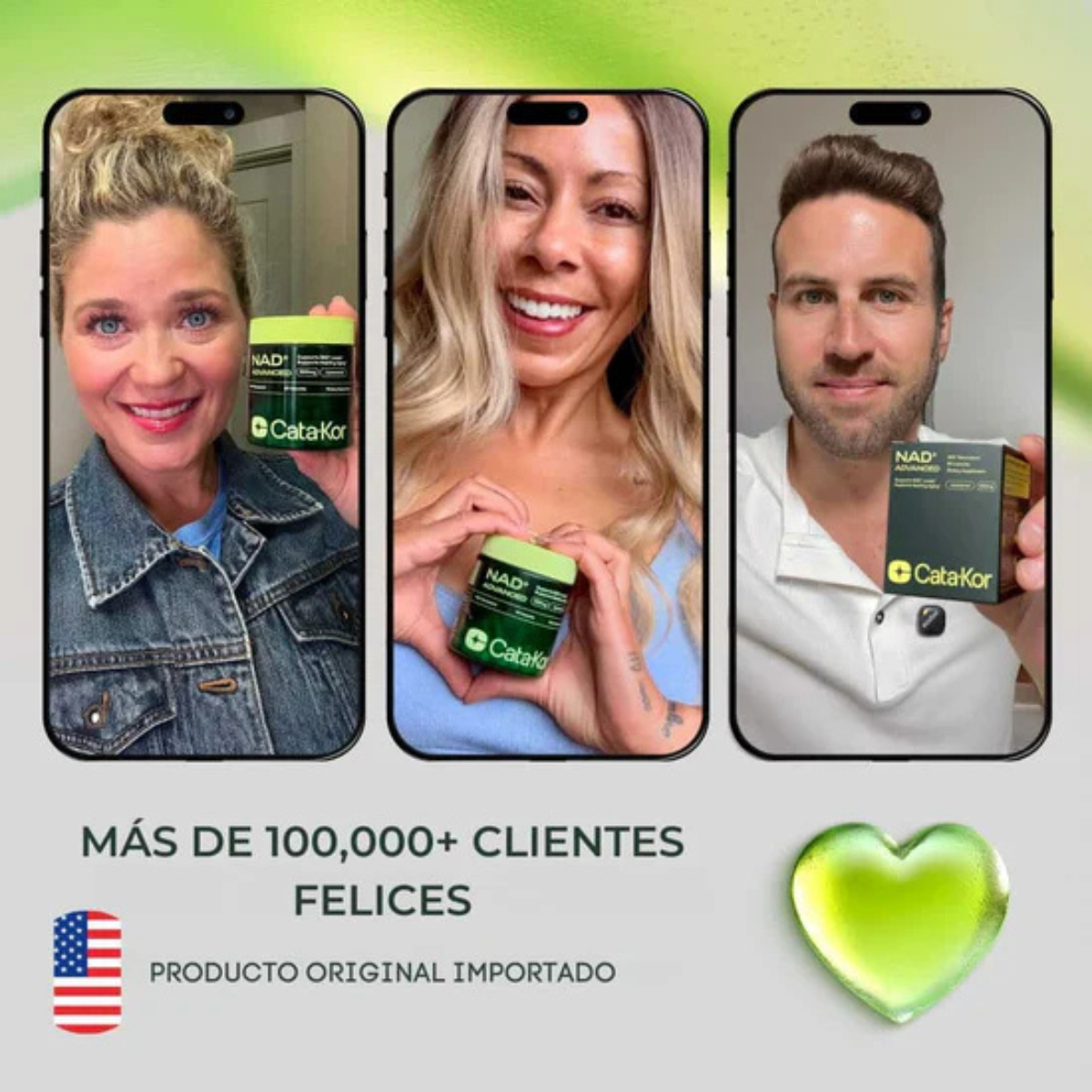 Renace+™ NAD+ Advanced Cata-Kor Envío GRATIS 🎁
