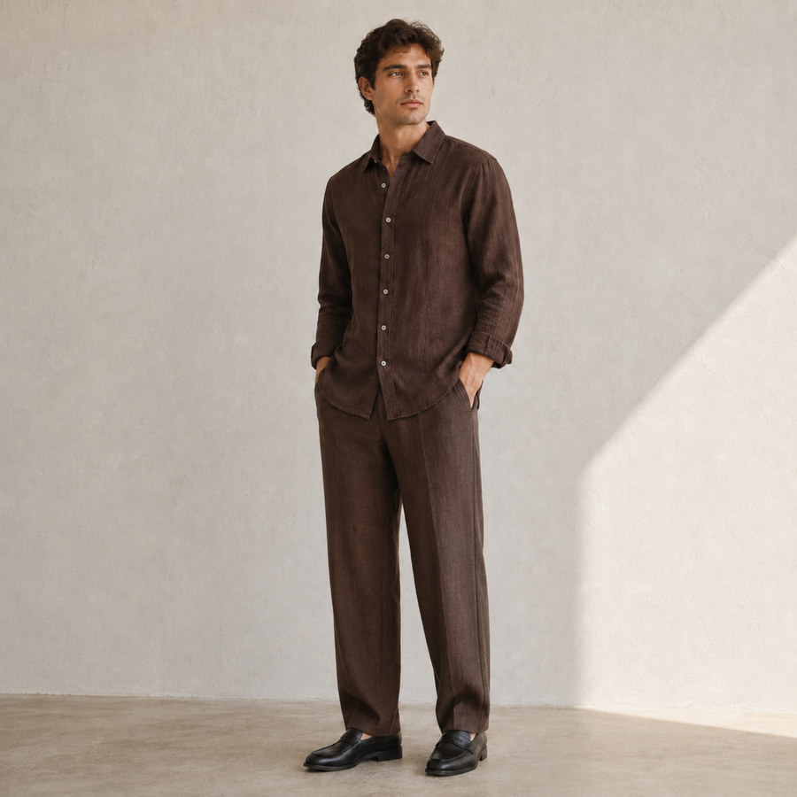 BROWN AURA SHIRT - second view