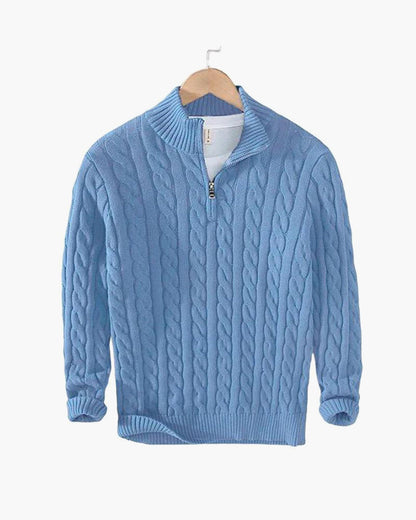 Zipped Light Sweater