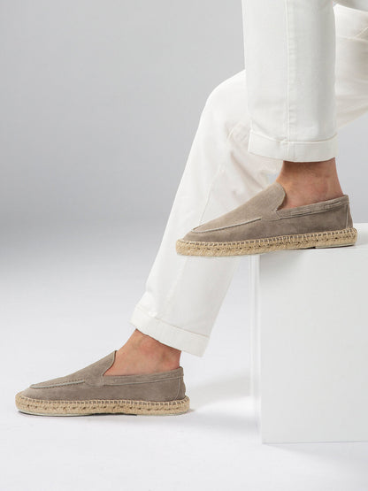 LIGHT GREY CAPRI ESPADRILLE