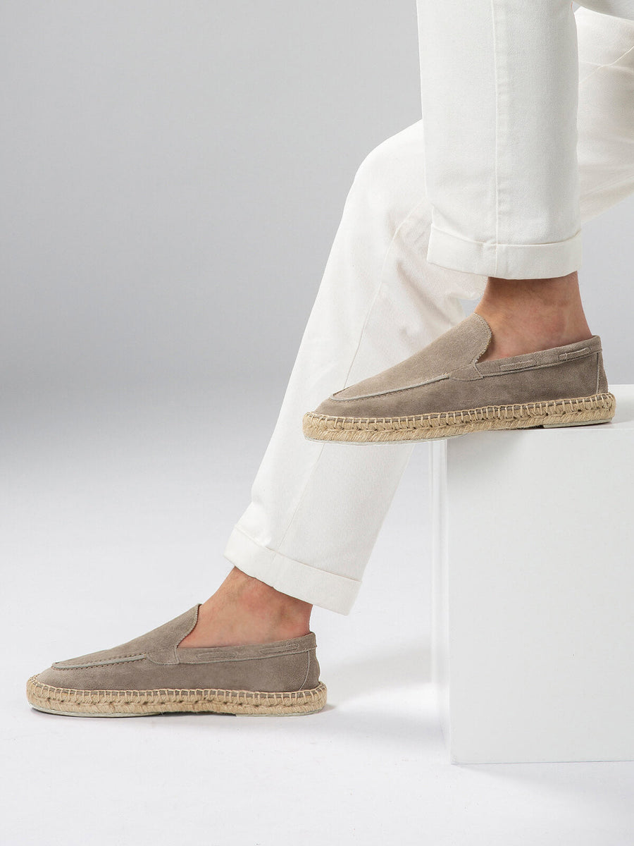 LIGHT GREY CAPRI ESPADRILLE - second view