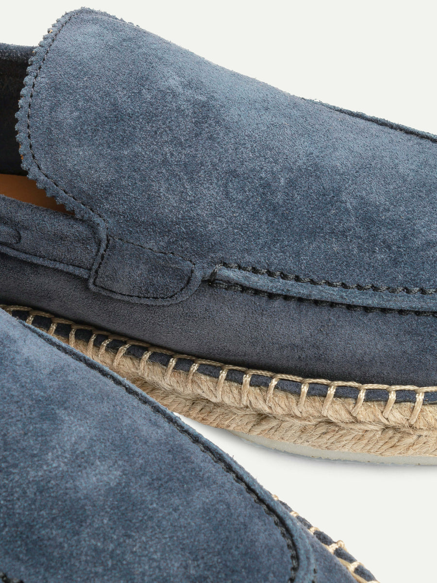 STEEL BLUE CAPRI ESPADRILLE - second view