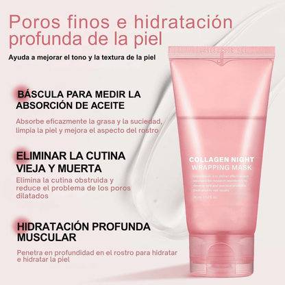 Medicube™ MASCARA DE COLAGENO NOCTURNA + BROCHA CILICONADA Y ENVIO GRATIS 🎁