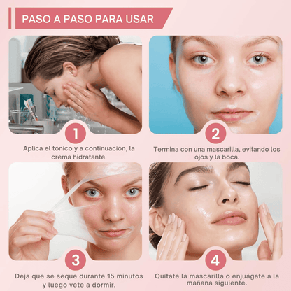 Medicube™ MASCARA DE COLAGENO NOCTURNA + BROCHA CILICONADA Y ENVIO GRATIS 🎁