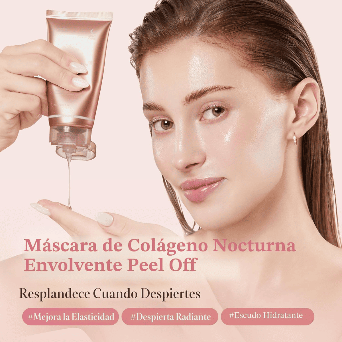 Medicube™ MASCARA DE COLAGENO NOCTURNA + BROCHA CILICONADA Y ENVIO GRATIS 🎁