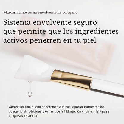 Medicube™ MASCARA DE COLAGENO NOCTURNA + BROCHA CILICONADA Y ENVIO GRATIS 🎁
